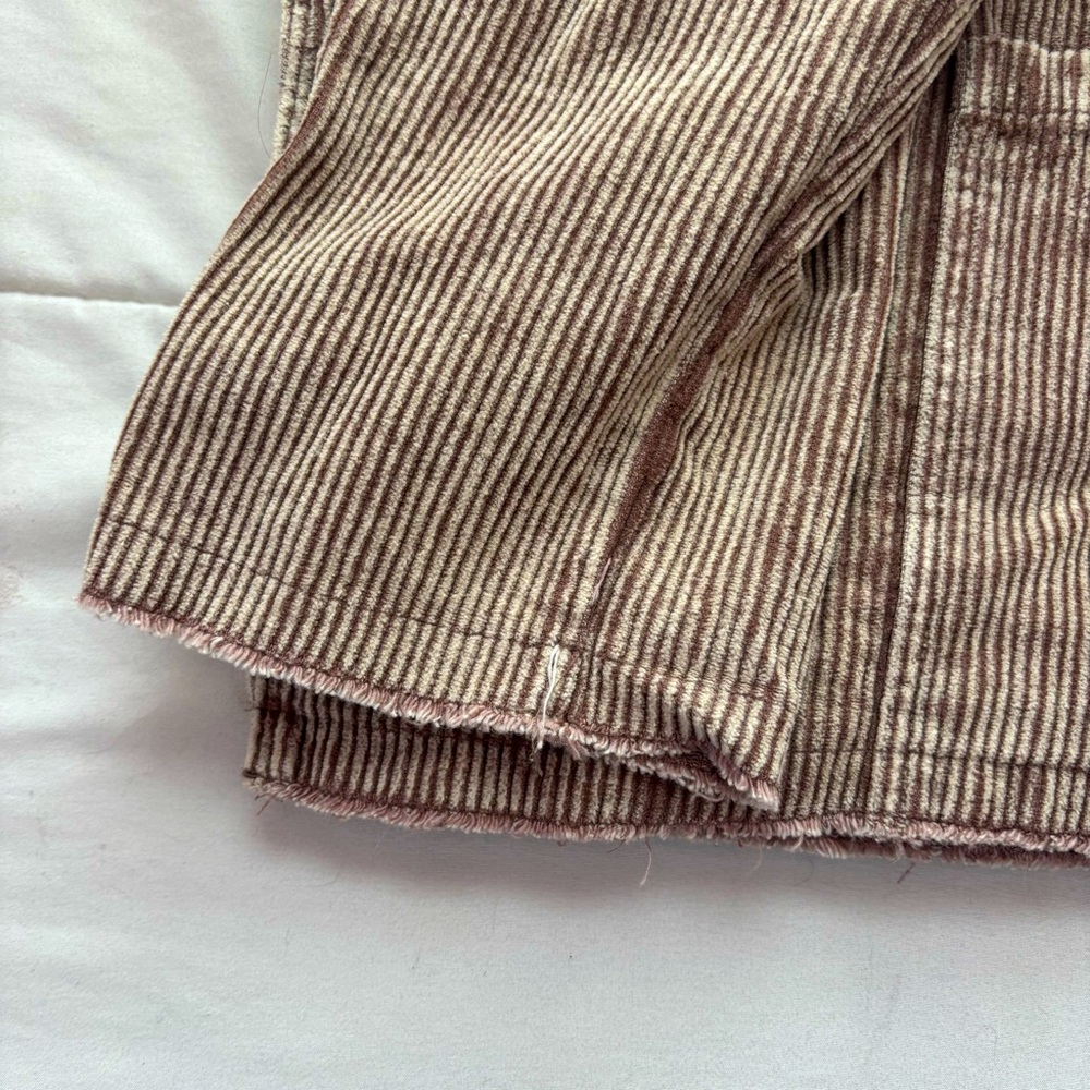POL Oversized Open Raw Hem Corduroy Blazer Size Large - Picture 8 of 13